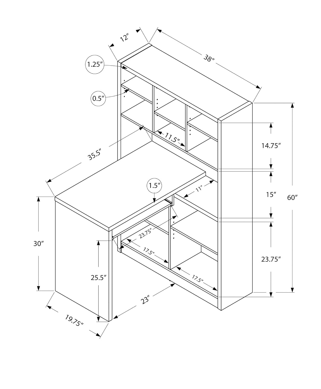 Escritorio de Esquina con Esta - Desk Setup Dark reseña y precio
