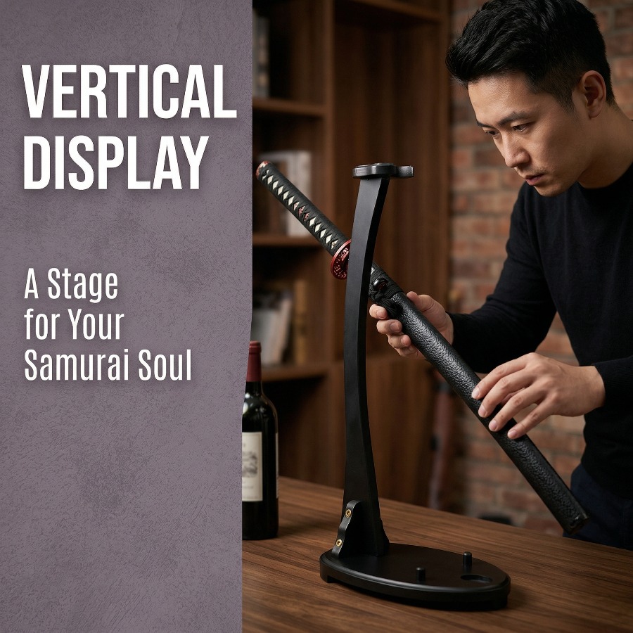 Soporte Vertical para Katana,  - Desk Setup Shelves reseña y precio