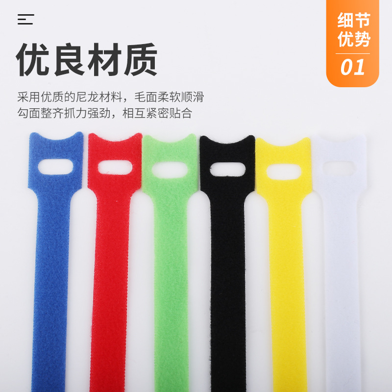 10 piezas cabeza de gato en fo - Cable Velcro Strap reseña y precio