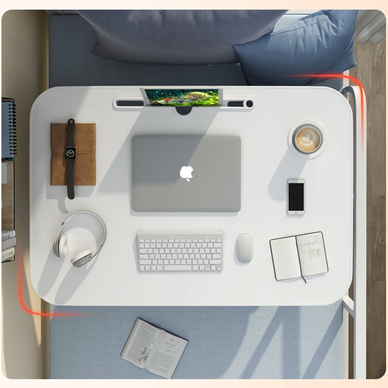 Escritorio de cama, mesa peque - Desk Setup With Laptop reseña y precio