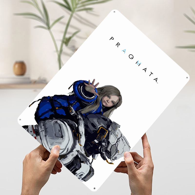 Pragmata - Póster Metálico de  - Desk Setup Art reseña y precio