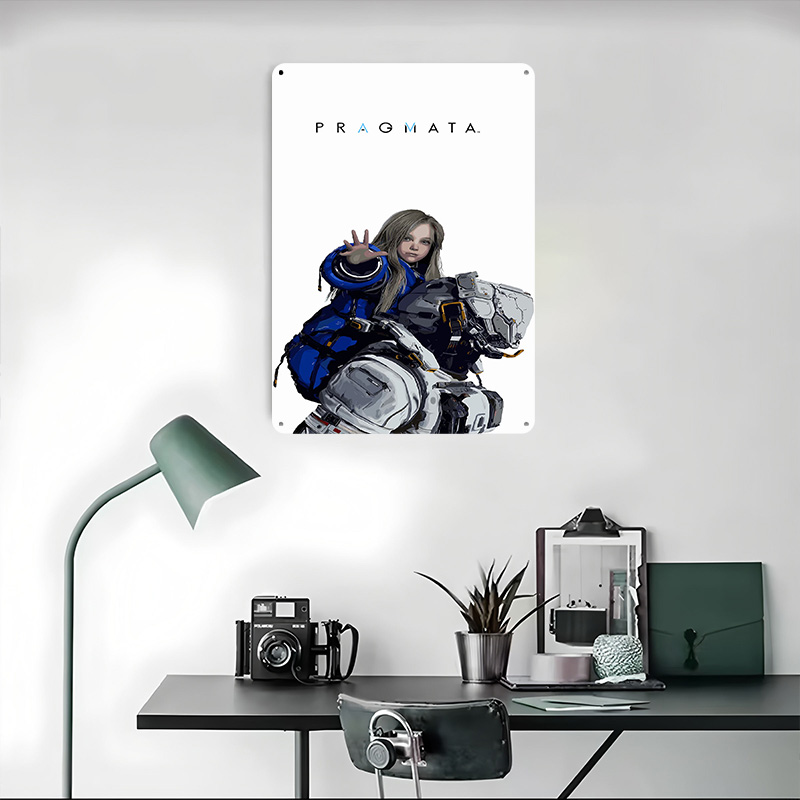 Pragmata - Póster Metálico de  - Desk Setup Art reseña y precio