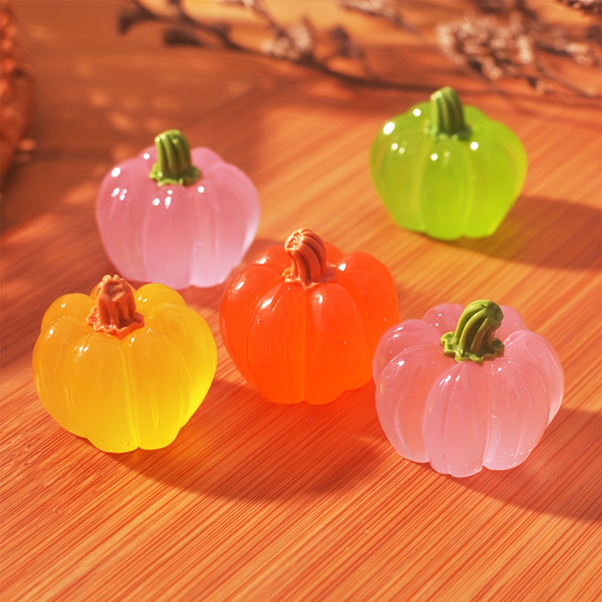Mini Calabazas Decorativas que - Desk Setup Dark reseña y precio