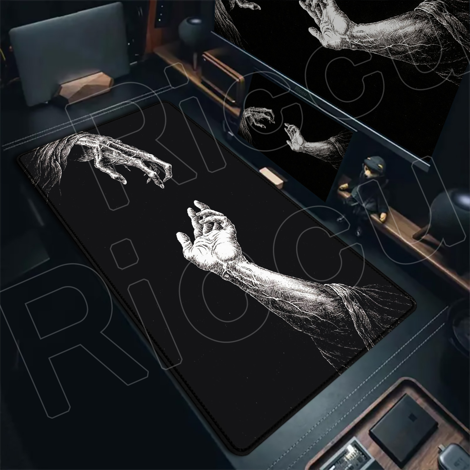Alfombrilla de ratón grande HD - Desk Setup Art reseña y precio