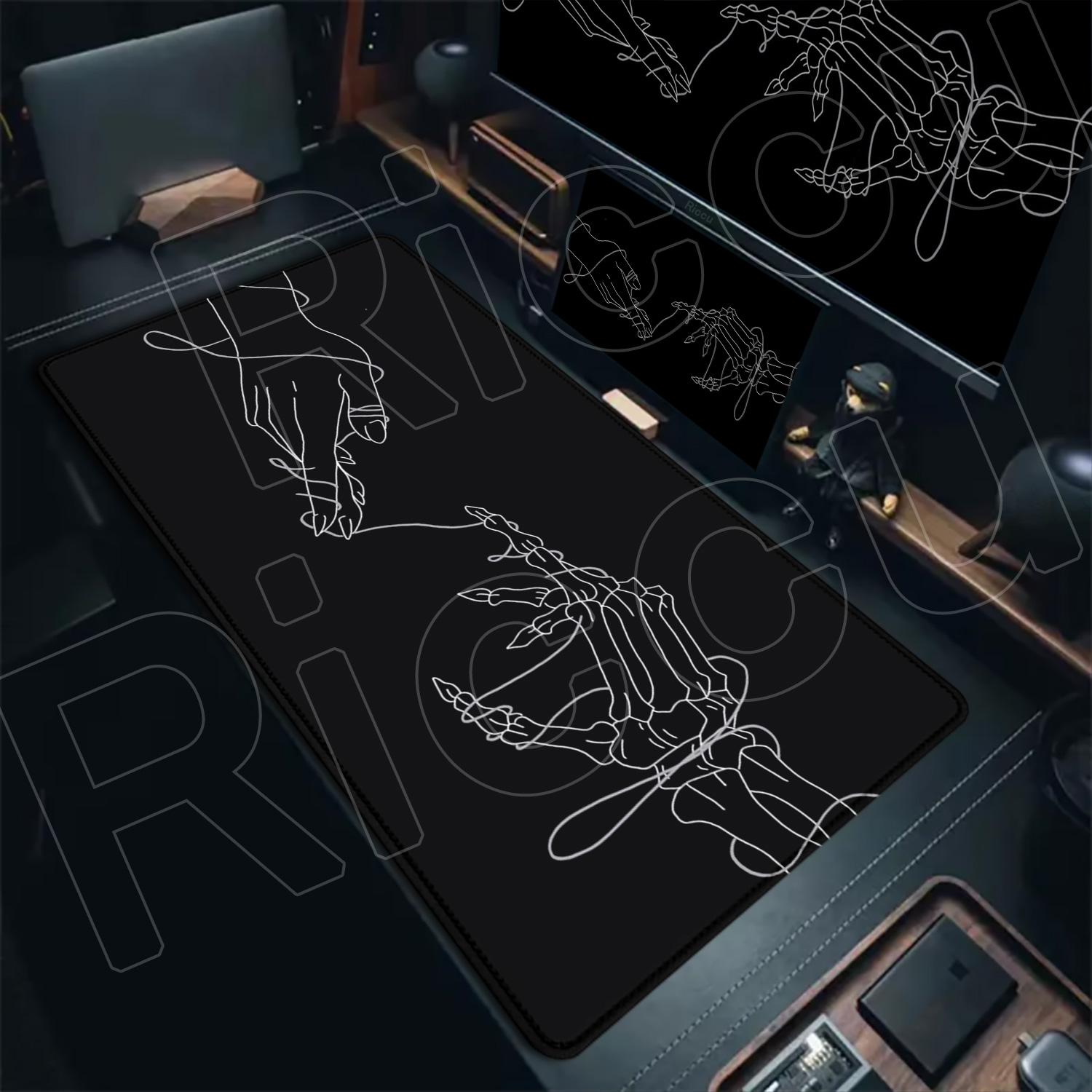 Alfombrilla de ratón grande HD - Desk Setup Art reseña y precio