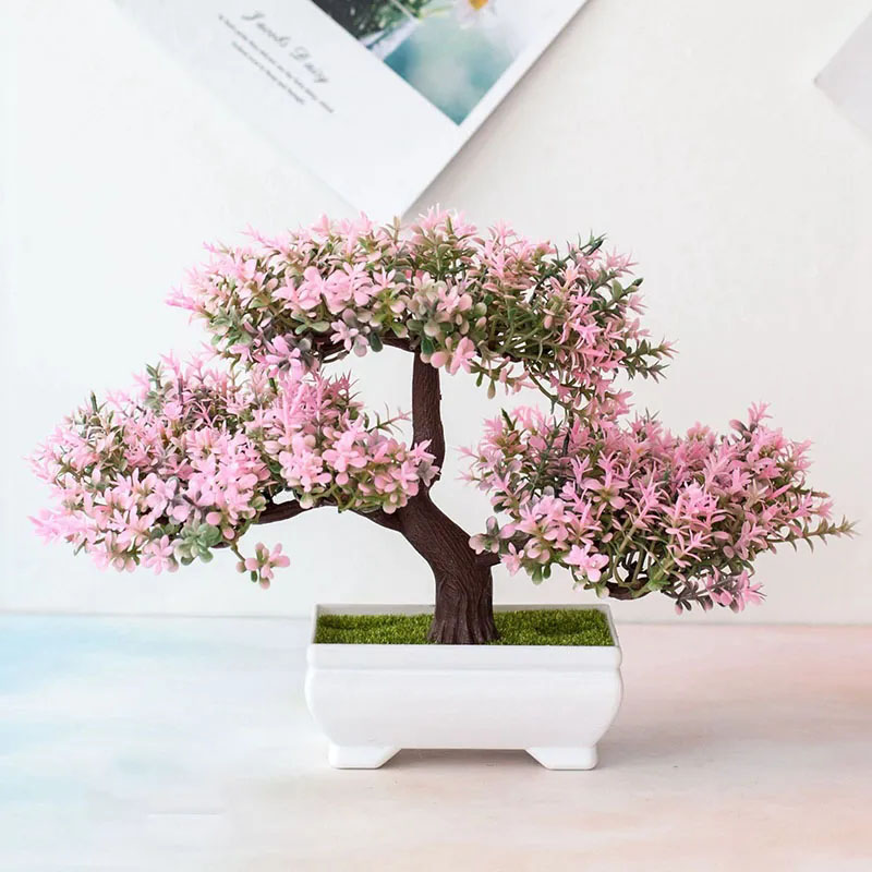 Plantas artificiales bonsái, p - Desk Setup At Home reseña y precio