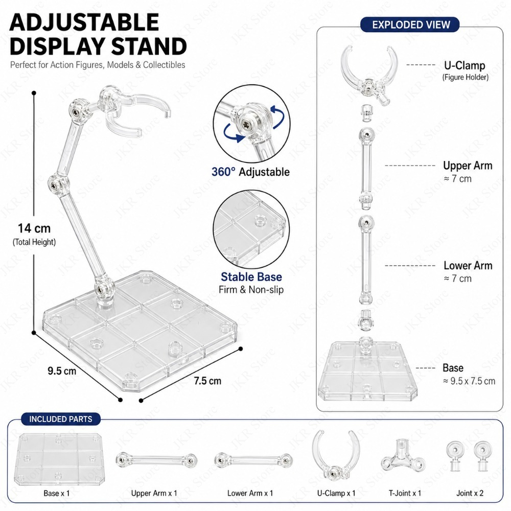 Base de exhibición desmontable - Desk Setup Shelves reseña y precio