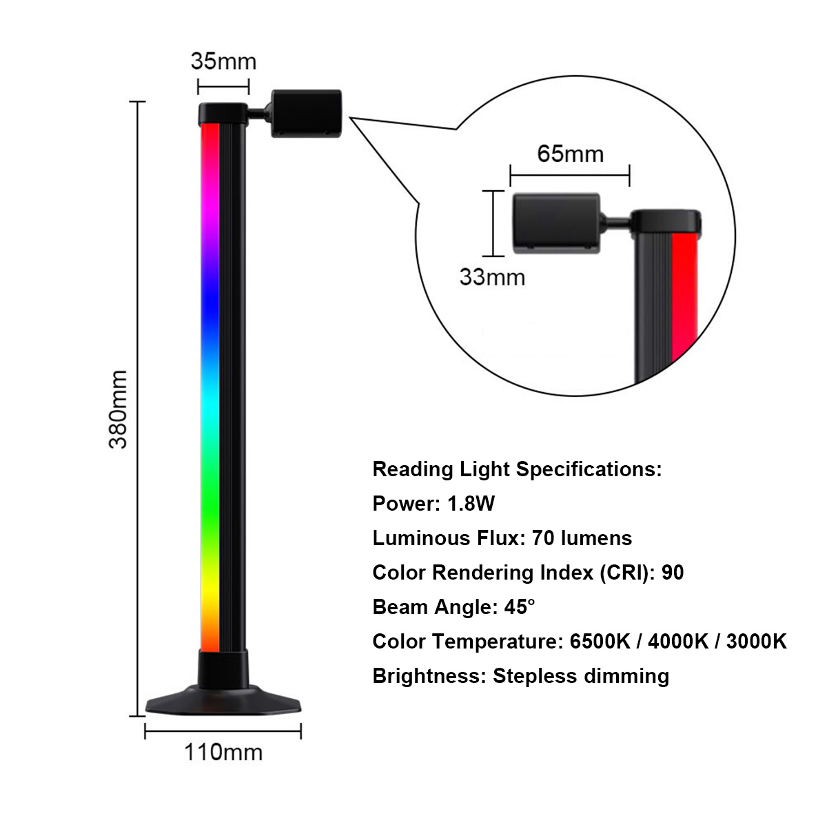 Barra de luz inteligente LED R - Desk Setup Art reseña y precio