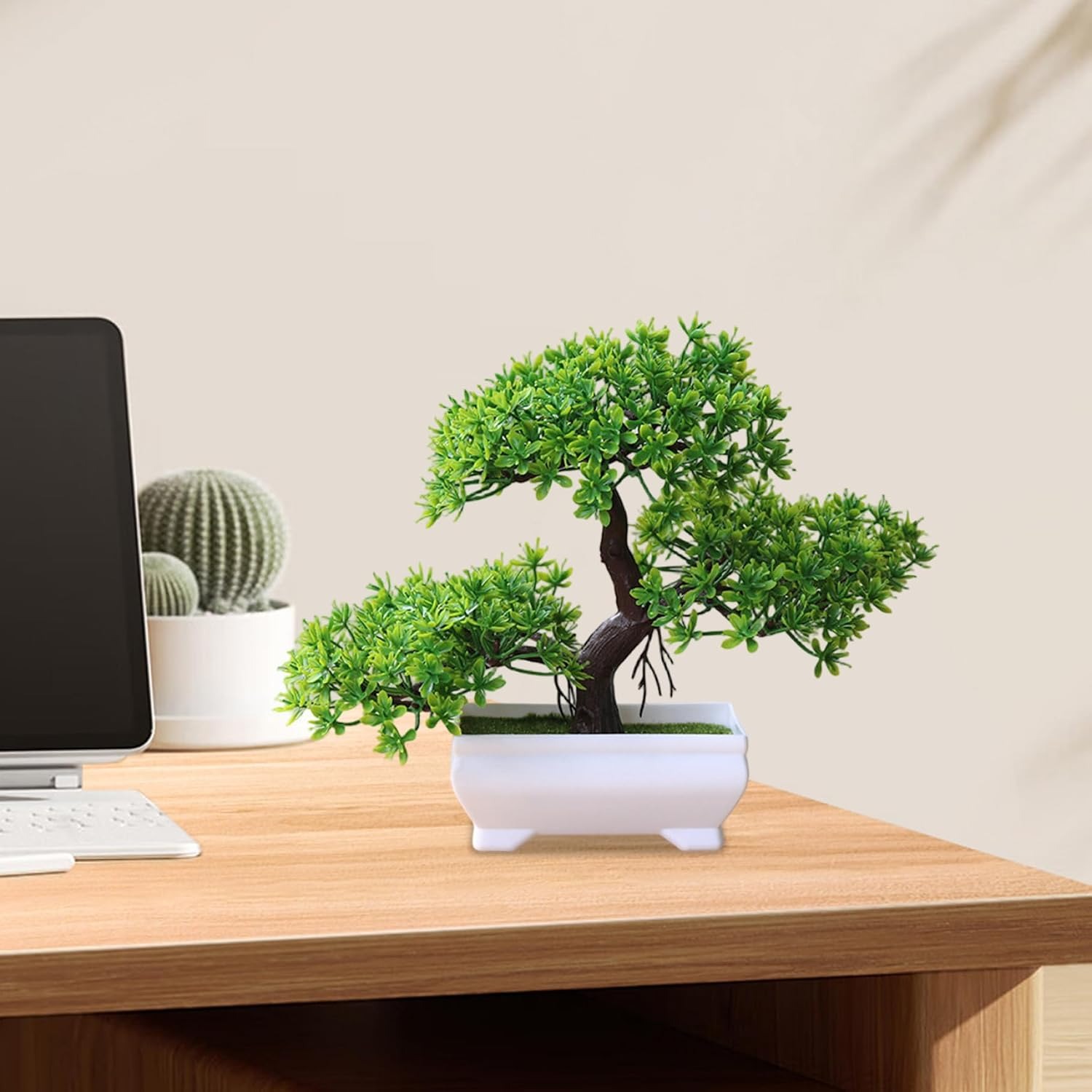 1/2 Piezas de Bonsái Artificia - Desk Setup At Home reseña y precio