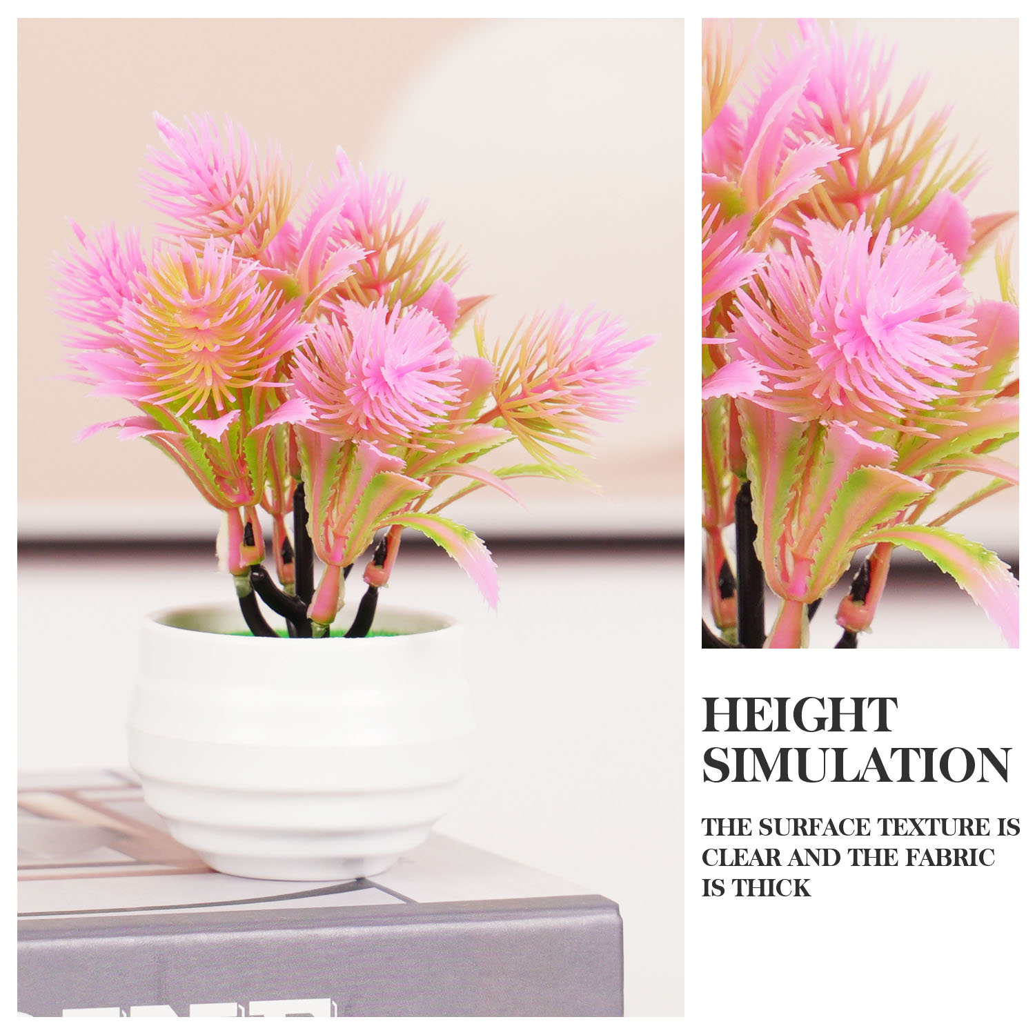 Mini plantas artificiales bons - Desk Setup At Home reseña y precio