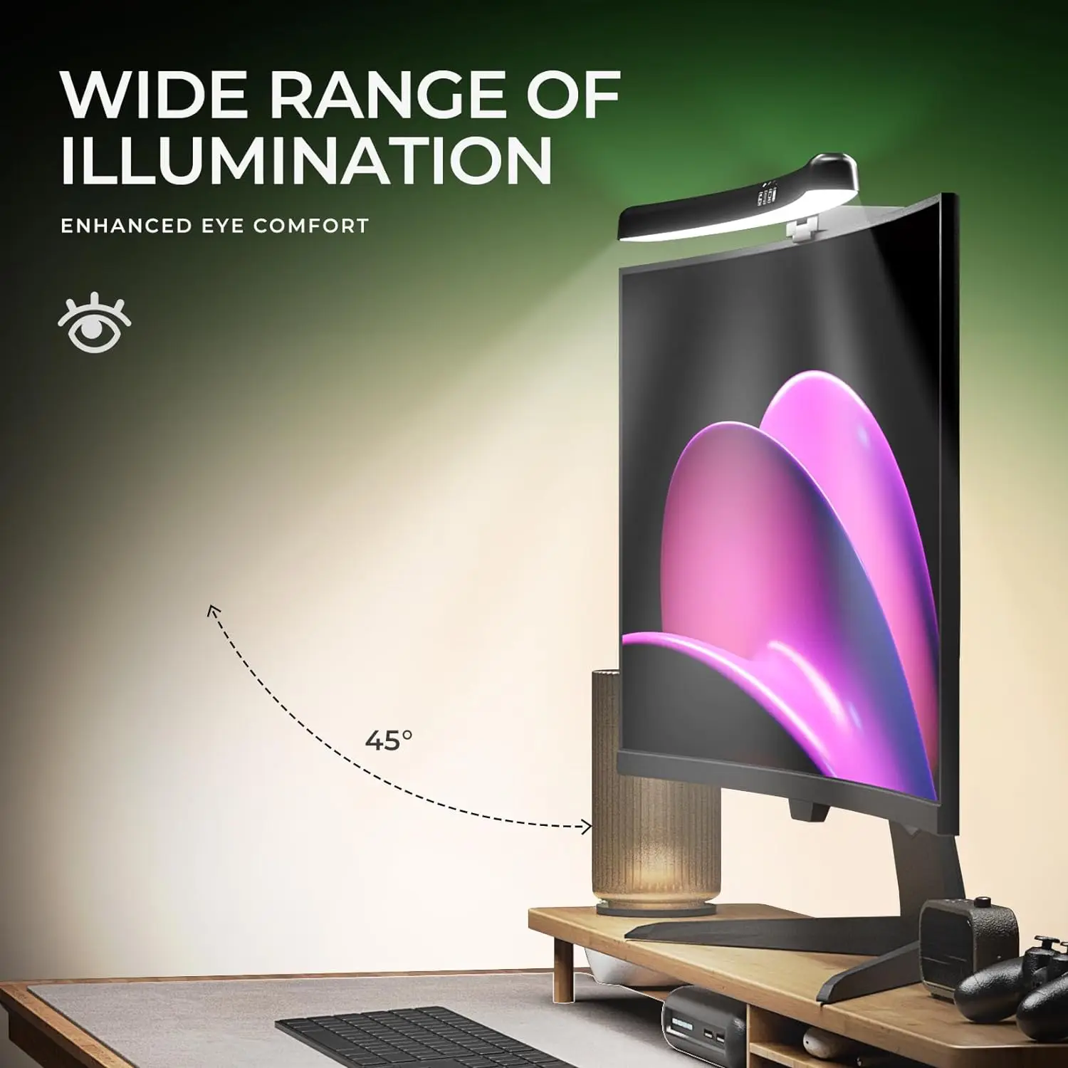 Barra de Luz para Monitor de C - Desk Setup Gaming reseña y precio